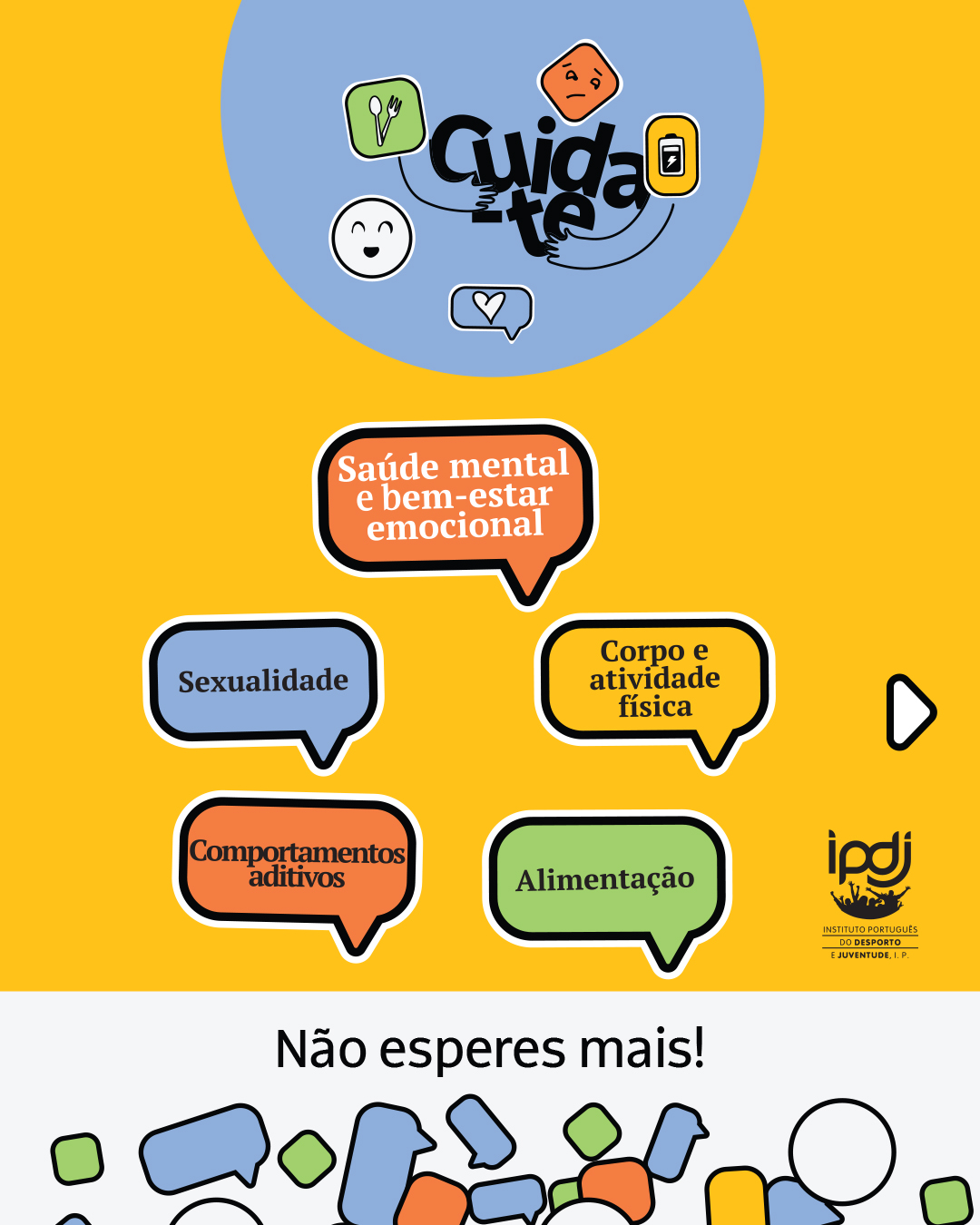 REDES Cuida-te Carrossel imagens